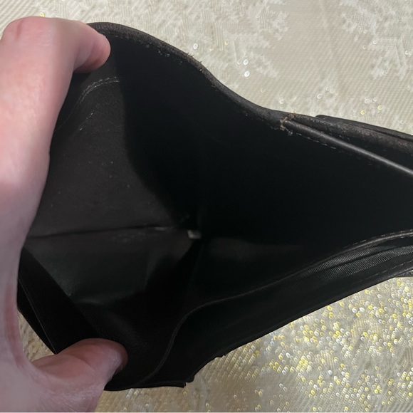 Vintage Gucci Dark Brown Suede & Leather Men's Wallet Bi-Fold - Picture 12 of 16